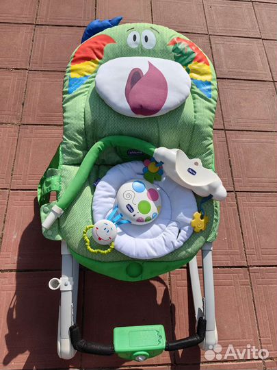 Шезлонг детский chicco balloon