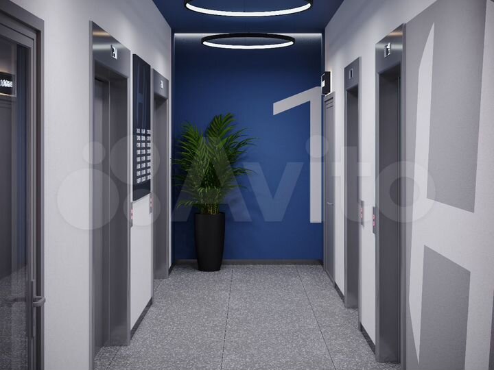 2-к. квартира, 53,8 м², 17/25 эт.