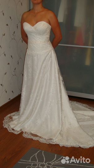 Свадебное платье нежное и красивое