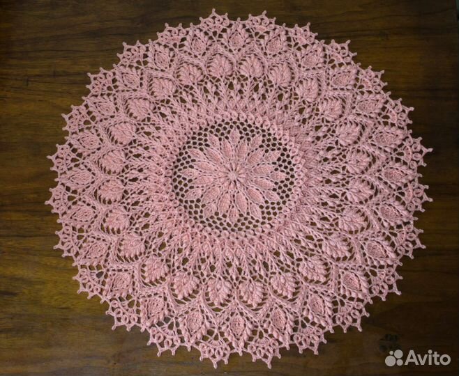 Салфетка вязаная крючком