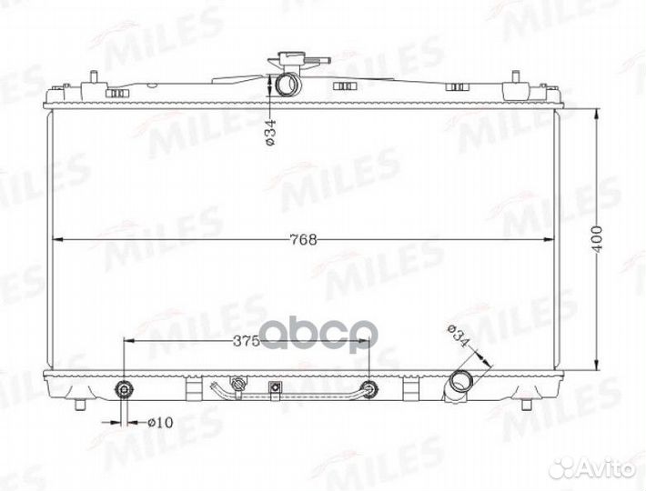 Радиатор toyota camry 2.0/2.5/3.5 11