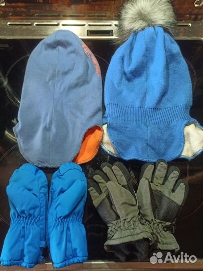Шапки шлем, варежки, перчатки