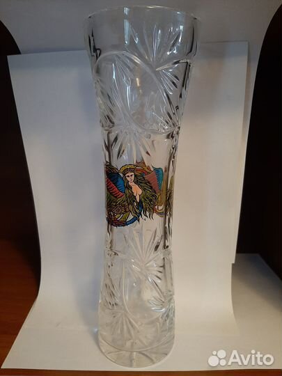 Вазы рубиновое стекло