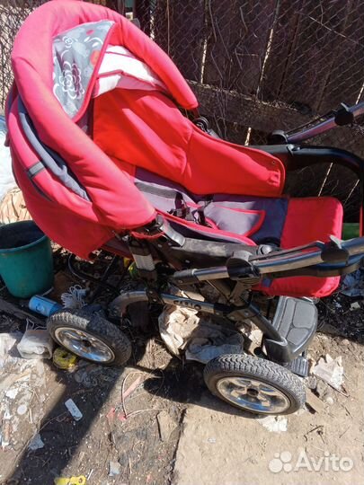 Прогулочная коляска зимняя бу