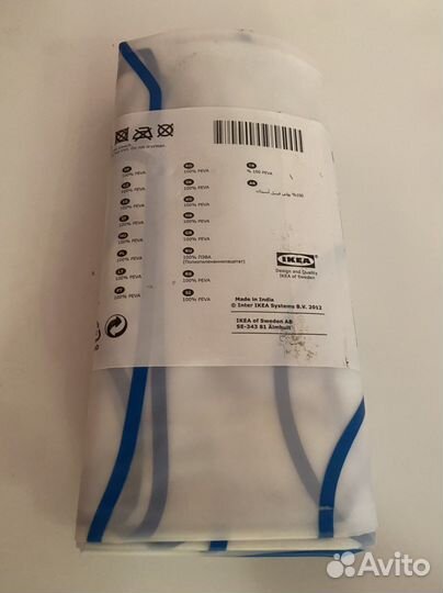 Шторка для ванной IKEA новая