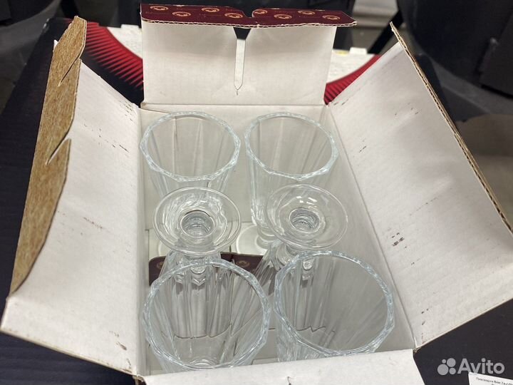 Подарочный набор рюмок-лафитников 55 мл, 6 шт