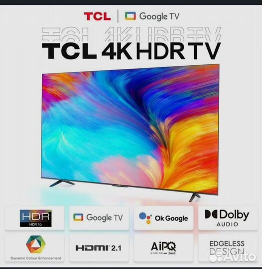 Продам телевизор TLC 4K HDR TV P635
