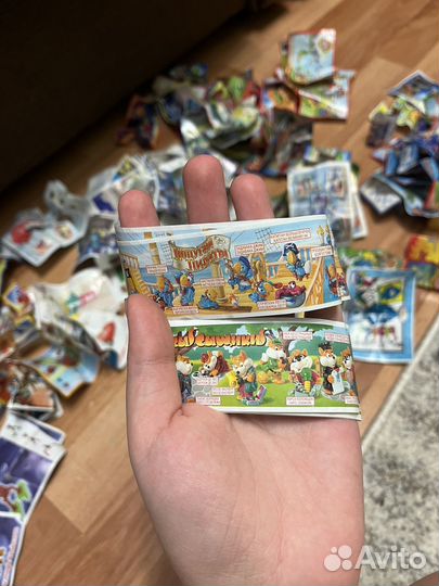 Вкладыши киндер 90