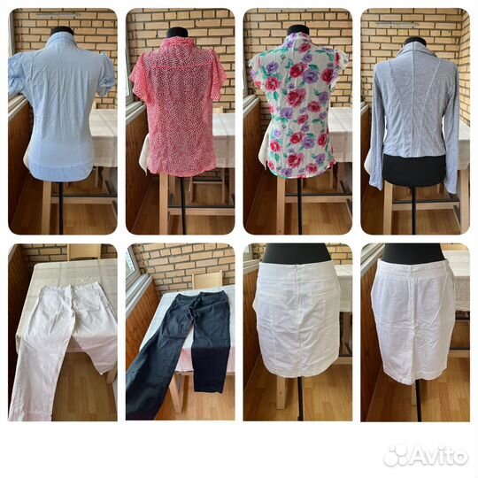 Офисная одежда женская летняя пакетом б/у 46 48