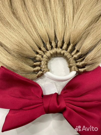 Хвост волосы на резинке