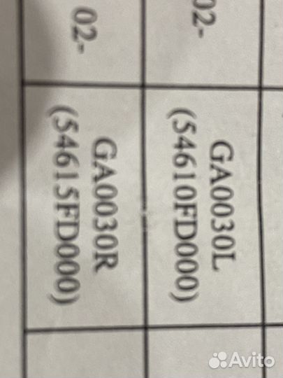 Чашка опорная передней стойки