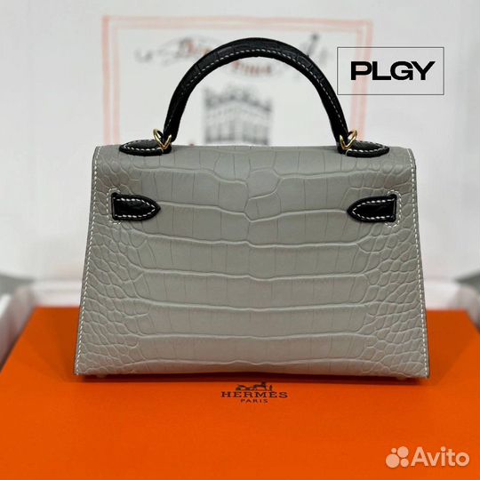 Изысканная мини-сумка из кожи аллигатора Hermes