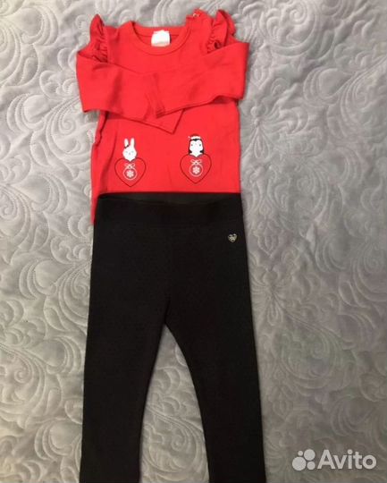 Большой пакет вещей для девочки 92 размер