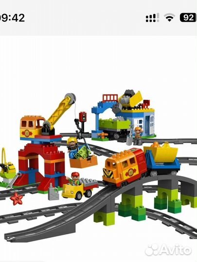 Lego duplo железная дорога