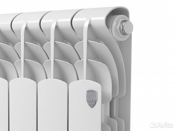 Радиатор алюминиевый Royal Thermo Revolution 500 мм 10 секций 1