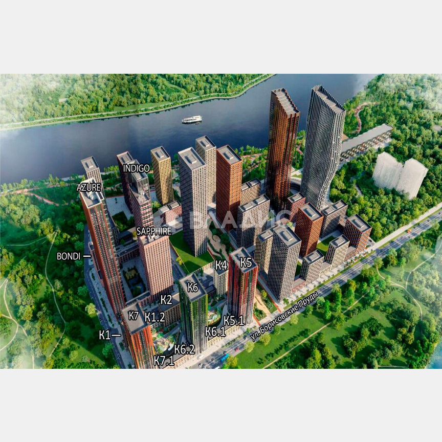 1-к. квартира, 35,8 м², 3/42 эт.