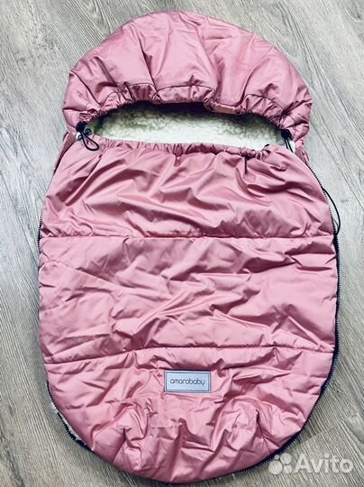 Зимний конверт в прогулочную коляску