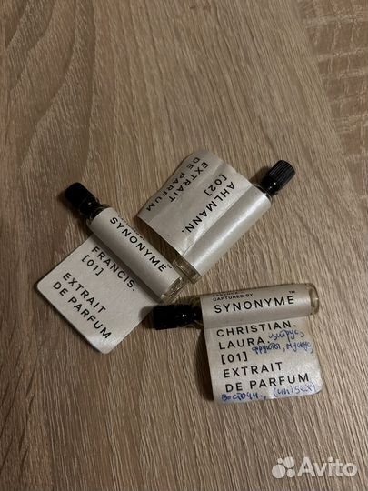 Пробники духов synonyme