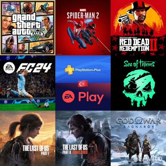 Подписка ps plus ea play игры play station Турция