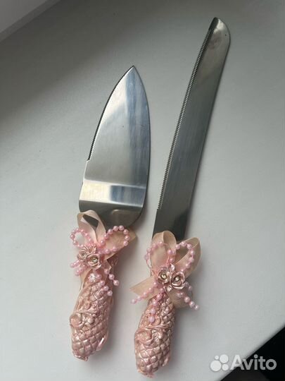 Нож и лопатка для торта