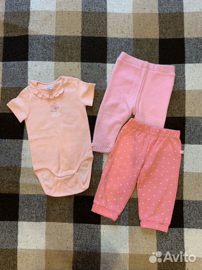 Вещи пакетом на девочку 74 см