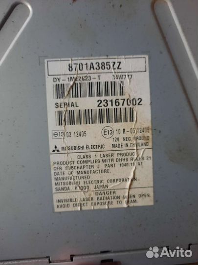 Штатная магнитола mitsubishi pajero sport 2, l200