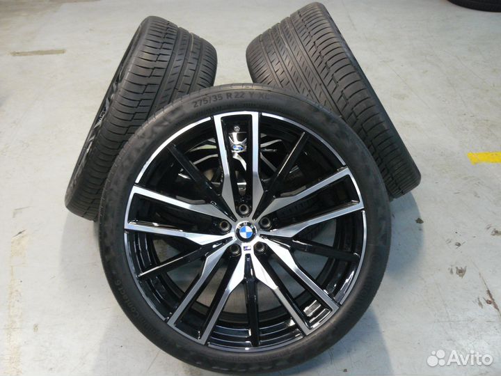 Колеса R22 оригинал BMW X5 G05 X6 G06 стиль 742M