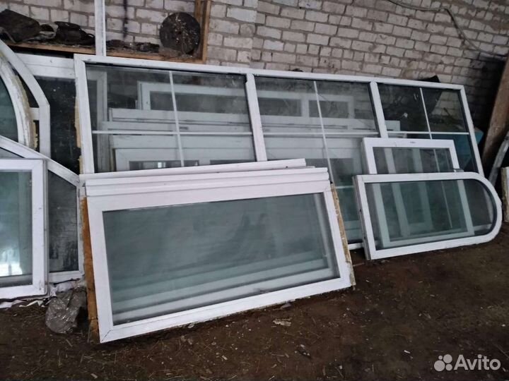 Пластиковые окна и двери бу