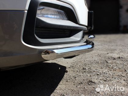 Защита переднего бампера Хендай H-1, 2017-наст.вр