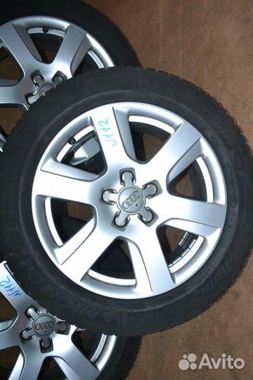 Диски audi бу R17 с зимними шинами 225 55 17