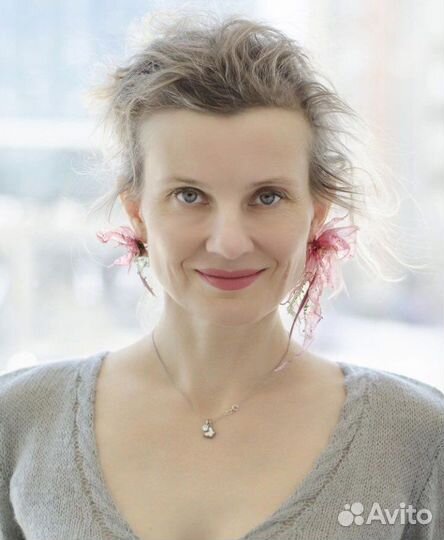 Сережки. Орхидеи. Арт