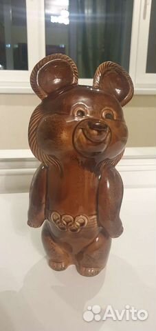 Олимпийский мишка 1980 фарфор