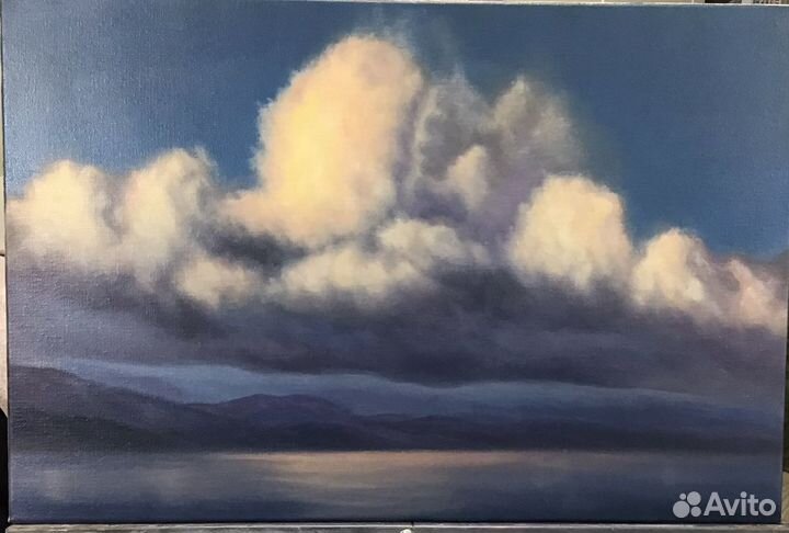 Картина « На рассвете». Масло. Холст