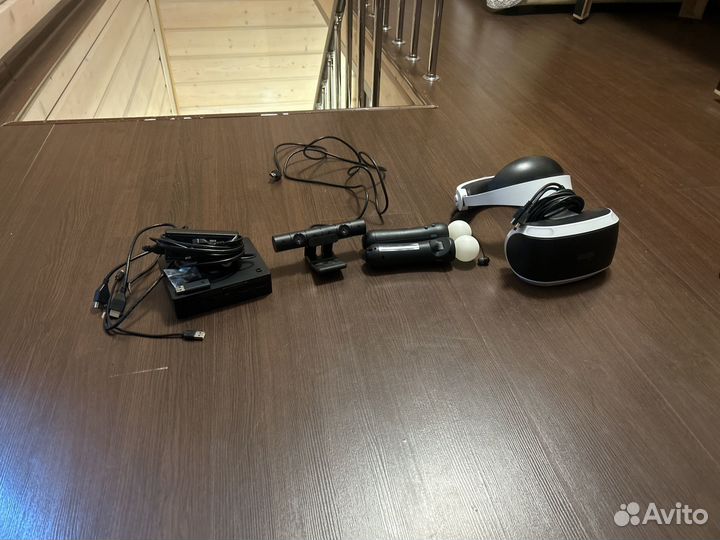 Руль с педалями для ps4+vr шлем для пс4