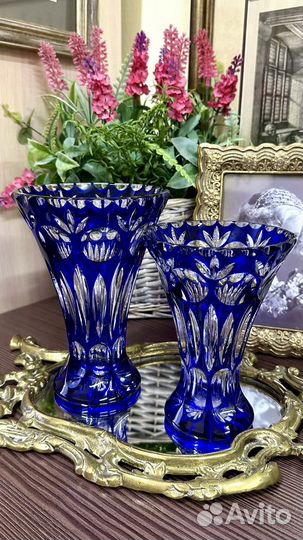 Вазы хрустальные