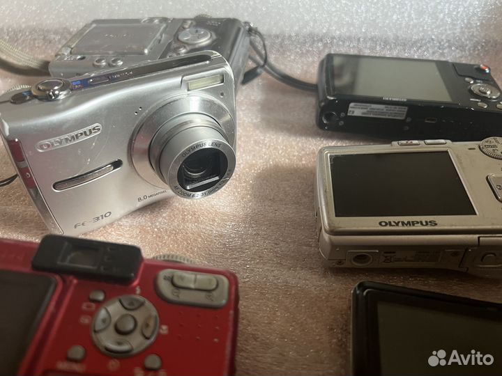 Фотоаппараты на запчасти Canon Olympus Sony Kodak