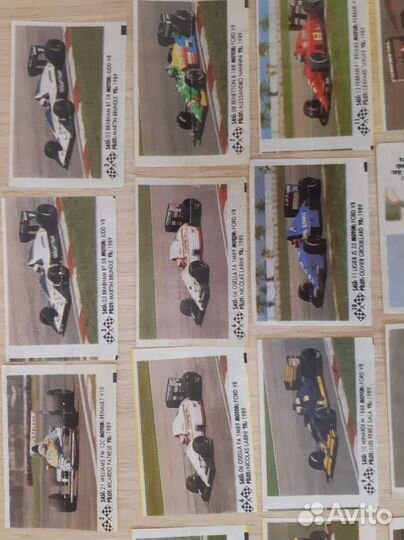 Вкладыши от жвачек Formula 1 (формула 1 )