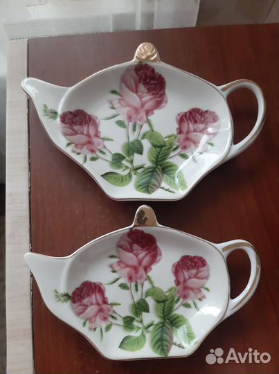 Фарфоровые блюдца СССР