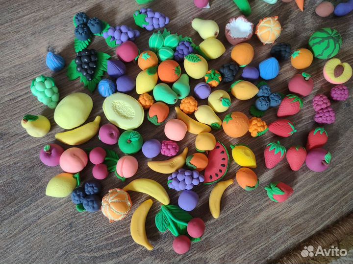 Еда для кукол из воздушного пластилина