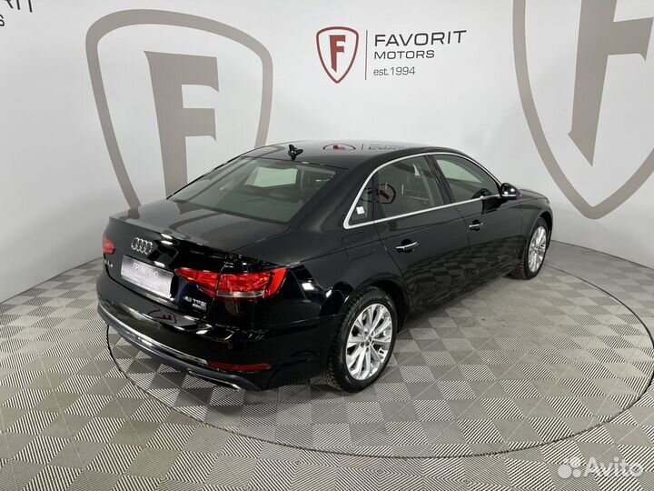 Audi A4 2.0 AMT, 2018, 68 298 км