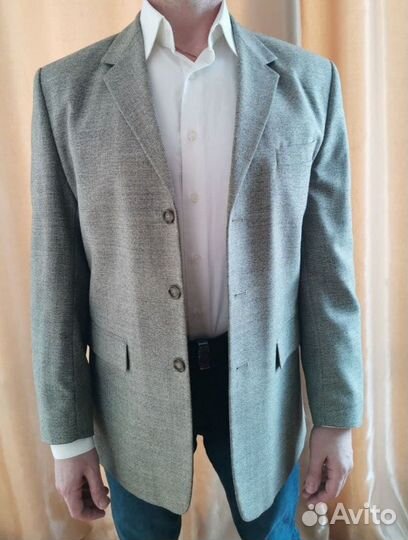 Пиджак мужской светло-серый 50/52