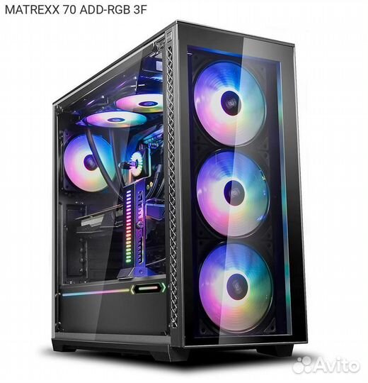 Корпус DeepCool matrexx 70 ADD-RGB 3F Miditower Бе