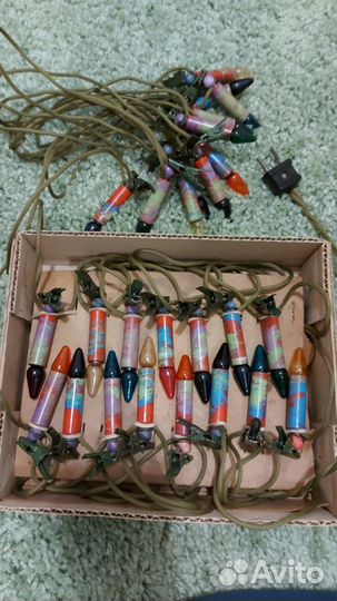 Гирлянда из 50-х пр-во СССР