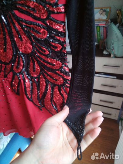 Костюм для фигурного катания 134 140