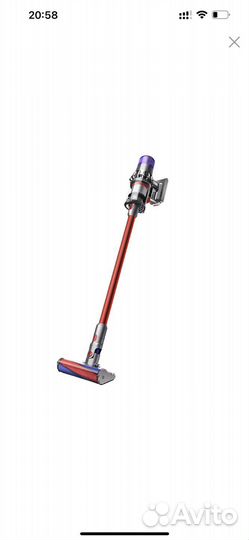 Вертикальный пылесос Dyson V11 Fluffy Extra Red