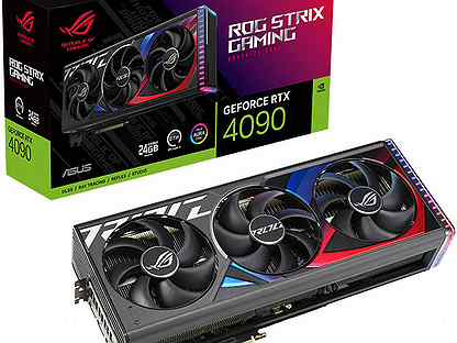 Видеокарта Asus GeForce RTX 4090 ROG Strix OC 24GB