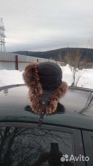 Шапка ушанка мужская