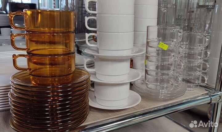 Набор чайный/кофейный из поликарбоната