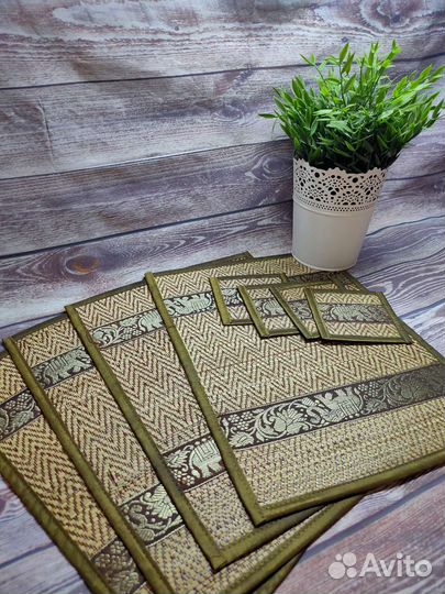 Набор салфеток бамбуковые (4+4)