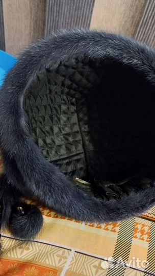 Шапка норковая женская 56- 57 р